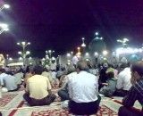 زیارت امین الله در صحن جامع رضوی