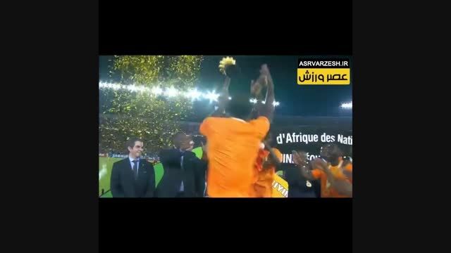 جشن قهرمانی ساحل عاج در جام ملتهای آفریقا