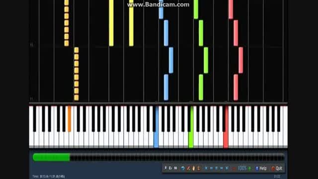 اهنگ گرویتی فالز با پیانو دیجیتالی از ناشناخته - کند