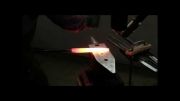 آهنگری چاقوی دو فلزی و عملیات حرارتی-بی متال