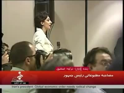 سوال خبرنگار بی بی سی و جواب محمود احمدی نژاد