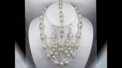 مجموعه جواهرات عاج عروسی مروارید