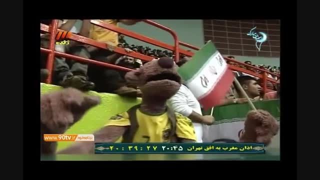 جناب خان در بازی ایران و آمریکا