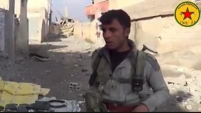 کشته شدن یه گله داعشی در کوبانی به دست شیران YPG