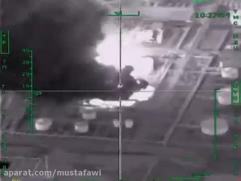 بمباران نفت کش ها و منابع مالی داعش توسط روسیه2