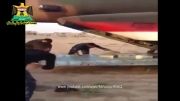 تحویل تسلیحات جدید به ارتش عراق توسط هلیکوپترها