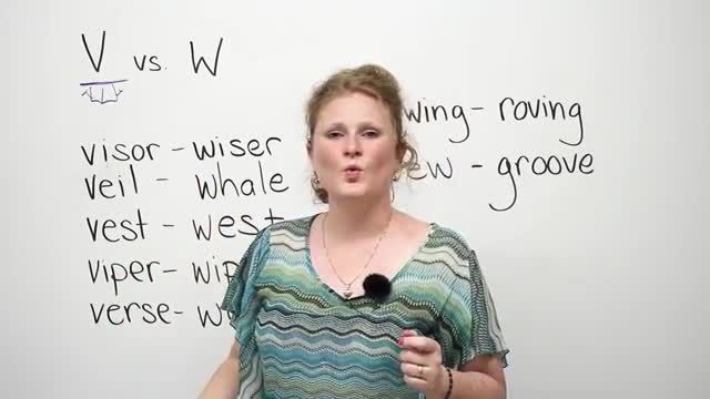 How to pronounce V and W in English