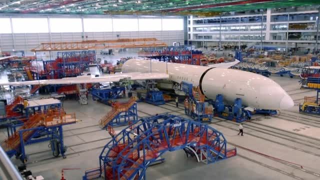 مراحل ساخت بوئینگ 787