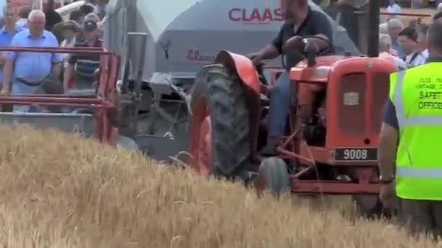 grain harvest with claas co galway
