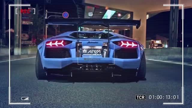 شعله های دیدنی Lamborghini