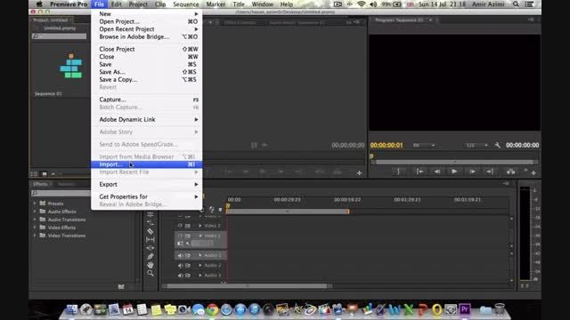 آموزش  Adobe Premiere Pro CS6  قسمت 3 از 12