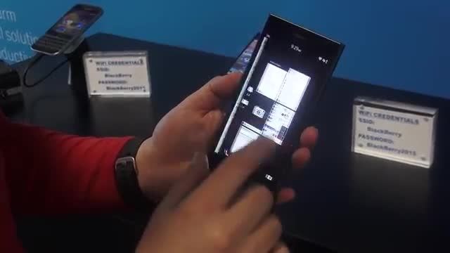 معرفی BlackBerry Leap در نمایشگاه mwc 2015