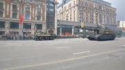 رژه طولانی تانک های 2S19 Msta-S 152-mm روسی در مسکو