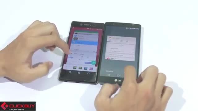 LG G4 vs Sony Xperia Z3+ _Apps Speed Test