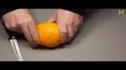 ساخت شمع با پرتغال و روغن زیتون