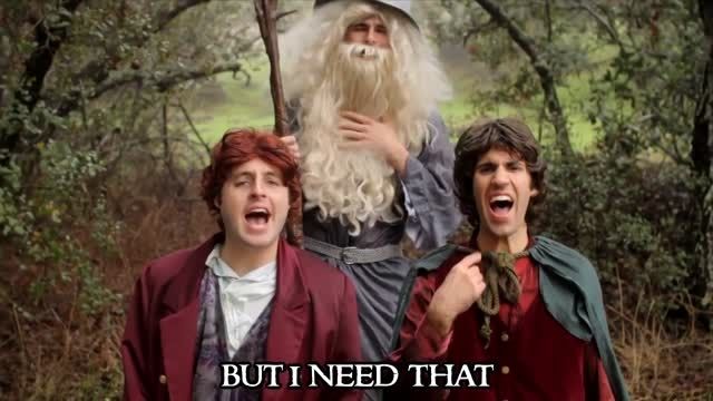 the hobbit -one ring -one direction one thing parody رپ