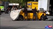 Camaro Crash in Transformers 3 Filming