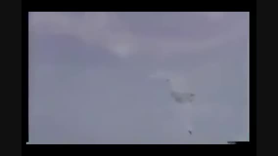 لحظه سقوط جنگنده F-117