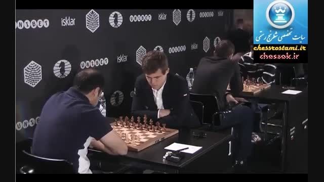 مسابقات سریع  شطرنج جهان -احسان قائم مقامی -کارلسن