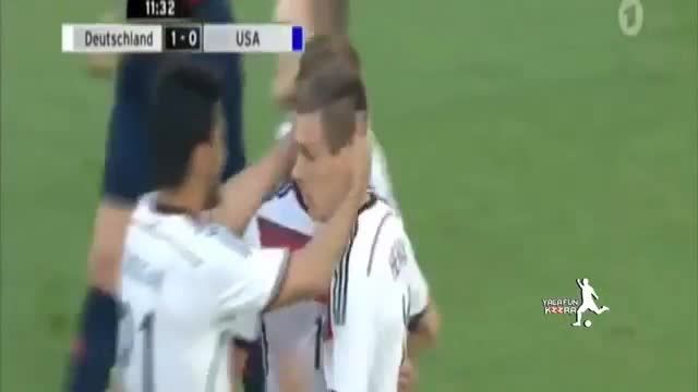 خلاصه بازی : آلمان 1 - 2 آمریکا (دوستانه)