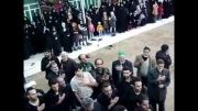 مراسم نخل برداری روز عاشورا در طزنج1391