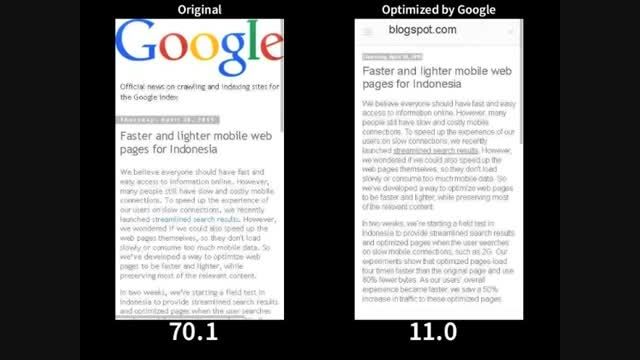قابلیت Web Light گوگل برای افزایش سرعت لود سایت