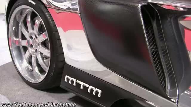 آئودی R8 V10 GT با روکش زیبای کروم MTM