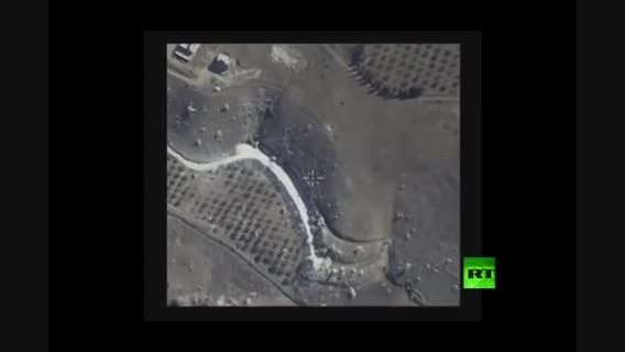 فیلم حمله هوایی روسیه به داعش در سوریه