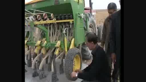 کالیبراسیون  تنظیم میزان ریزش بذر کارغلات  کشت مستقیم