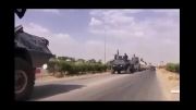 رژه تروریست های داعش در خارج از شهر موصل