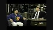 جکی چان با مجری در برنامه زنده$محمود تبار
