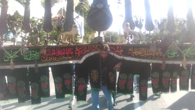 علامت کشی روز عاشورا گرگان مسجد المهدی گرگانجدید