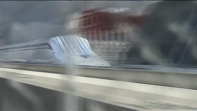 ویدیو تست سریعترین قطار دنیا در ژاپن با سرعت 603