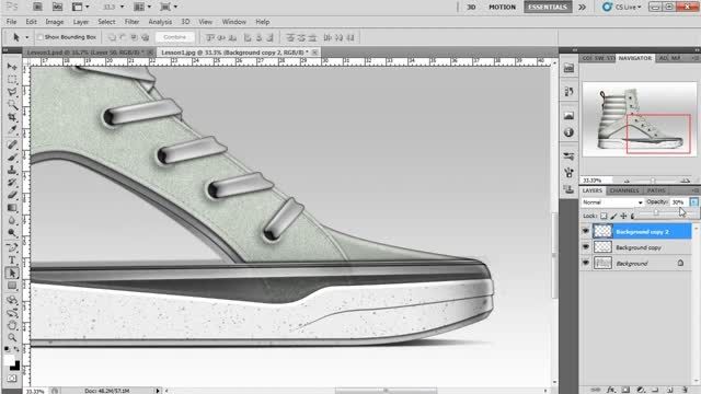 Creating an Industrial Concept Design for Footwear