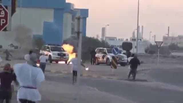سوختن سگهای ال سقوط دراتش جوانان شیعه بحرین
