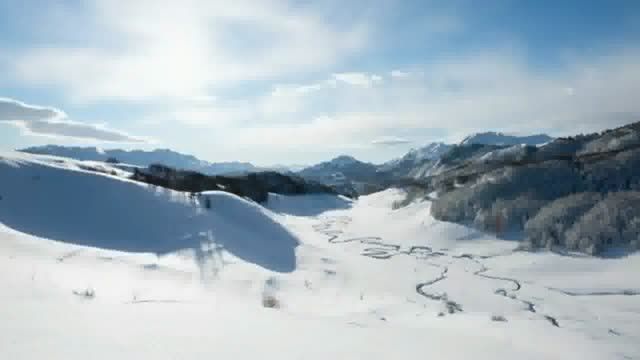 اسکیت روی برف و آب!