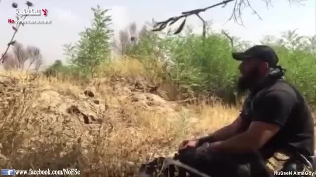 نبرد ابوعزرائیل و نیروهایش با تک تیراندازان داعش 2