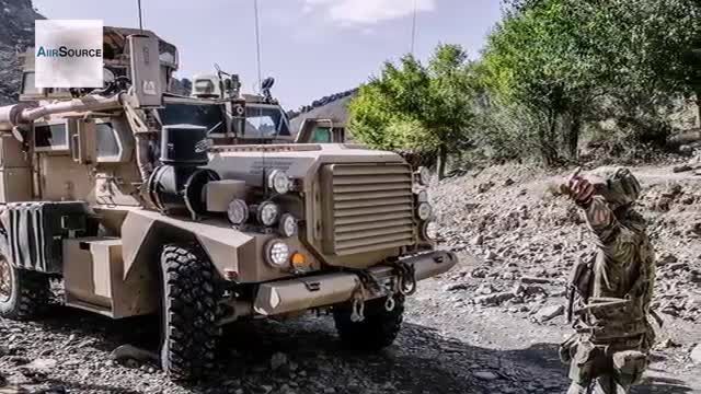 عملیات پاکسازی مسیر کاروان نظامی از IED در افغانستان