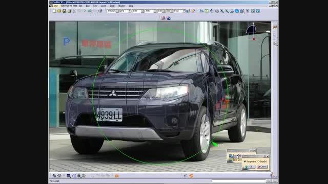 طراحی خودرو در محیط Imagine and shape نرم افزار CATIA