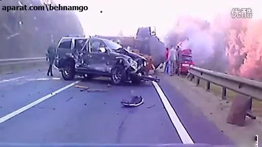 فجیع ترین تصادف در جاده +18
