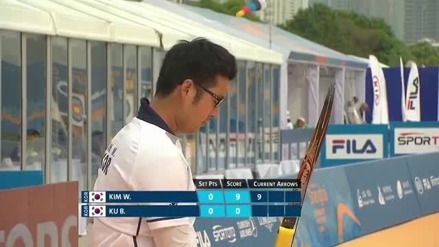 Ku v Kim &ndash; Recurve Men&#039;s Gold Final | Shanghai 2015