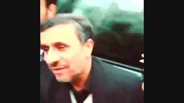 حضور احمدی نژاد در راهپیمایی 22 بهمن 1393