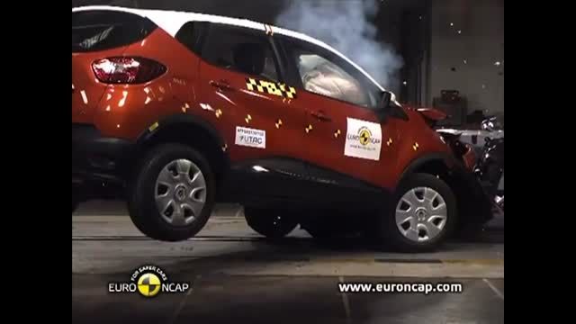 تست تصادف رنو کپچر از موسسه Euro NCAP