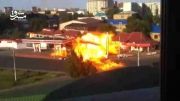 انفجار عظیم پمپ بنزین در روسیه
