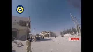 ضربه مهلک راکت جنگنده سوریه به جمع وهابیون (سوریه)