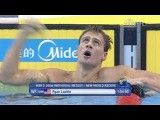 ryan Lochte beats michael Phelps with World Record - from Universal Sports