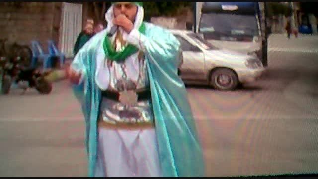 تعزیه امیر حسین نوروزی مسلم مقابل حاج سقا در  ایزدشهر