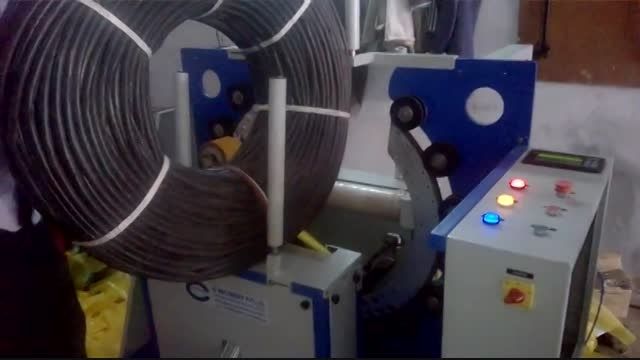 Sunction Pipe Stretch Wrapping Machine
