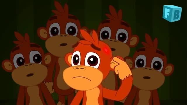 شعر و ترانه کودکانه انگلیسی: میمونها و آموزش اعداد
