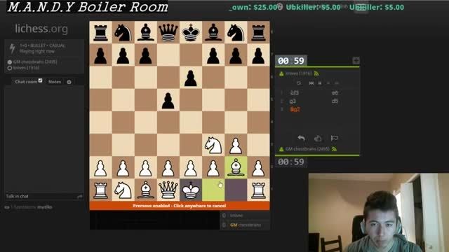 پیروزی در شطرنج بدون نفس کشیدن!